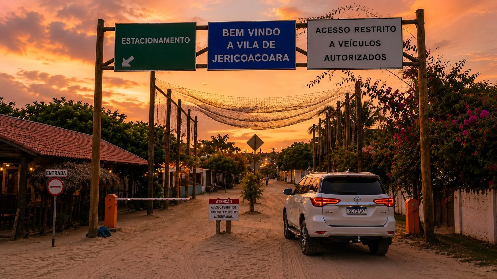 Entrada da Vila de Jericoacoara